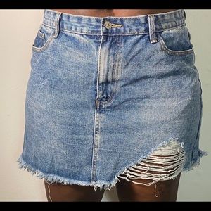 Denim skirt